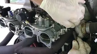 Testing Bruce's 190SL Solex Carbs