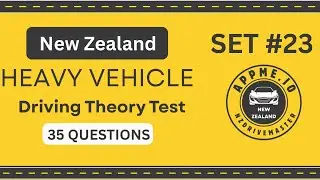 NZ Driving Theory Test 2025 | 35 REAL HEAVY VEHICLE Questions | Official Practice New Zealand Part23
