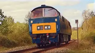 D1015 &lsquo;Western Champion&rsquo; runs the 0Z55 from Kidderminster S.V.R. to London Paddington 14/4/24