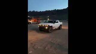 Hummer EV Crab Walk testing before launch 🔥🔥 #shorts  #hummer #ev