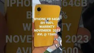 IPHONE XR 64GB BH 100% WARRNTY NOVEMBER  2023 available#shorts