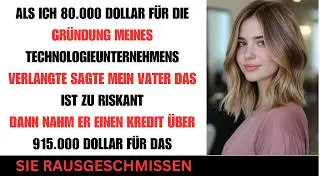 Papa schrie Zu riskant Als ich 80.000 $ für mein Unternehmen und für meinen Bruder bat
