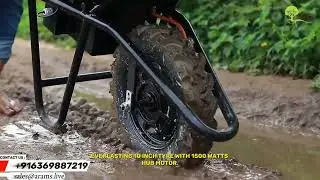 Innovative Electric Wheelbarrow by Aram Pvt Ltd | Sustainable Construction Equipment