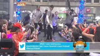 Justin bieber-where are you now live at today's