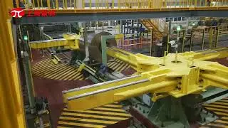 auto slitting coil packaging line