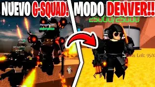 Nueva G-SQUAD TOILET y MODO NIGHTMARE DENVER!! UPDATE ACTUALIZACION Roblox TOILET COLLAPSED UNIVERSE