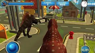 Wild Dino City Rampage - T-Rex Simulator Android Gameplay