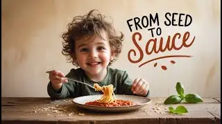 From Seed to Sauce! 🌱🍝 A Fun Tomato Journey from Garden to Table!