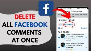 Как удалить ВСЕ комментарии на Facebook сразу (2025)