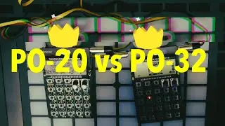 Teenage Engineering Pocket Operator PO-20 Arcade vs. PO-32 Tonic