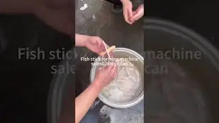 Fish stick forming machine testing