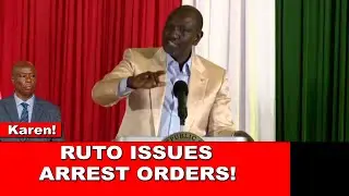 KIMEUMANA! President Ruto issues arrest orders after Gachagua announced his return back to Kenya!