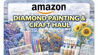 Amazon Diamond Painting & Sticker Book Haul 💎📚 Huge Craft Finds & Fun Supplies!