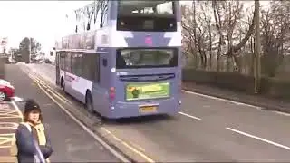 First Bus Service In Greenfield ENGLAND UK 18