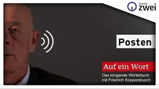 Posten &ndash; Das Wort der Woche