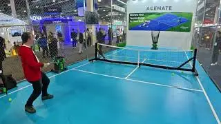 ACEMATE tennis テニスロボ　デモ CES2026