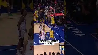 Take a look back at the top viral moments that happened in the NBA in 2025 🗓️ 📈