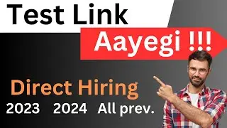 Direct Test Hiring | Test Link AMAZON | Apply Fresher Hiring | JOBS 2023 2024