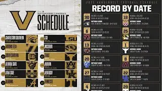 2025 Vanderbilt Commodores Football Schedule | SEC Battles & Big Road Games