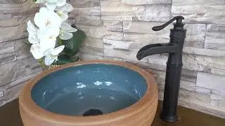 Surprise from BWE Matte Black Waterfall 1 Hole Vessel Sink Faucet