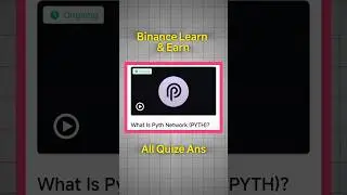 Binance ( PYTH ) Learn & Earn #shorts #learn&earn #binance