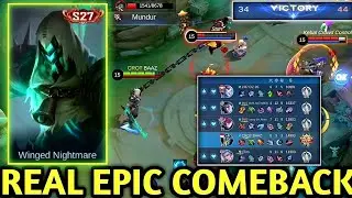 Argus Mode Late Game 🔥 || Real Epic Comeback! Build OP 2024 (Mobile Legends)