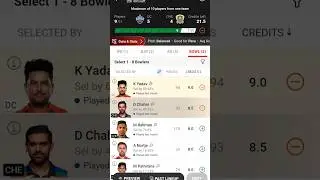 CHE VS DC DREAM11 TEAM              #cricket#shots#explore#foryou#shortsvideo#t20#explorepage#trend#