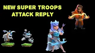 New update coc || super wizard attack || ice hound attack || fire wizard || ice lava || coc tamil |