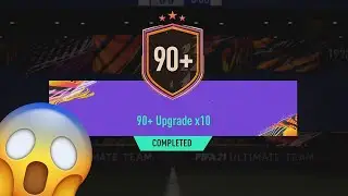 NEW 90+ UPGRADE X10 PACK! FIFA 21 90+ UPGRADE X10 SBC COMPLETE