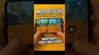 Moto g35 5g free fire test 🔥#freefire #shorts #handcam #motog35