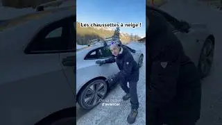 La Polestar 4 enfile ses chaussettes neige ! ❄️😈 @PolestarCars ✨ #polestar  #chaussetteneige
