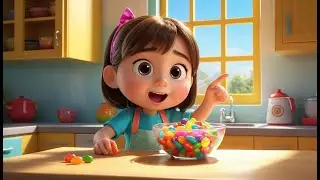 Where Did the Jelly Beans Go? Rhyme Song | & Lyrics for Kids | Educational Kids Songs