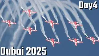 Dubai Airshow 2025 Indian Air Force Surya Kiran Aerobatic Team , Day4