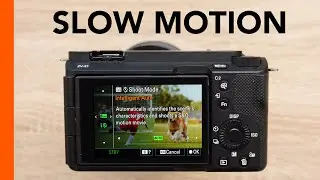 Sony ZV-E1 - How to Film Slow Motion (in camera or in post)