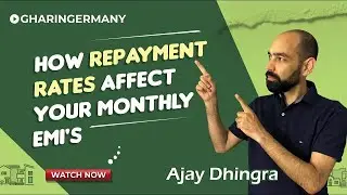 How repayment rates affect your monthly EMI's | #Germany #GermanRealEstate #Mortgage #HomeLoan
