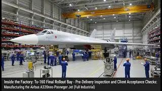 Inside the Factory: Tu-160 Strategic Bomber Final Rollout & Client Inspection Phase
