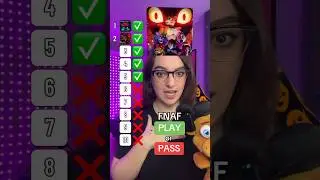 FNAF GAMES PLAY OR PASS! #fnaf #fivenightsatfreddys #fnafgames