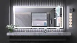 Apex ETL certified LED bathroom mirror with light