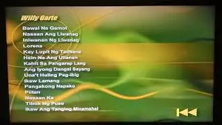 Roel Cortez 5 in 1 Collection DVD Karaoke menu (Walkthrough)
