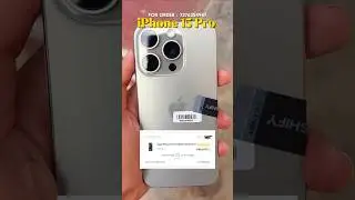 iPhone 15 Pro Form Cashify Super Sale Grade C Unboxing Video #cashify #shorts #shortvideo