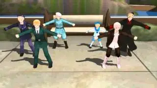 Hetalia MMD Nordics plus Extra [Bad Apple]