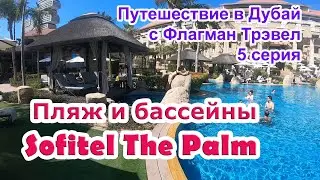 Дубай 2022. 5 серия - Пляж и бассейны Sofitel The Palm. Мои поездки с Флагман Трэвел