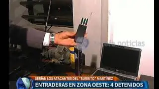 Cuatro detenidos por entraderas en zona Oeste  - Telefe Noticias
