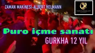 Puro içme sanatı GURKHA 12, Fort Lauderdale FLorida geceleri , 🎶 ZAMAN MAKİNESİ by Albert Helmann