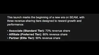 希望明天有機會收到! BEAM抽主機 收益化BETA!