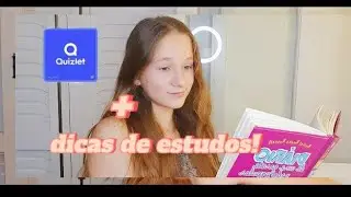 Dicas de estudos+App quizlet (como funciona?)📚🎀!!