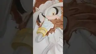 Silver the hedgehog bad future drawing.