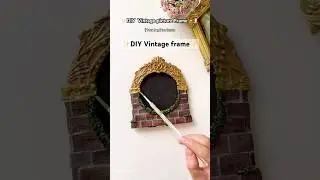 How to make vintage picture frame | DIY Frame | texture art