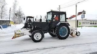 Очистка дорог от снега 280 часть