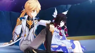Columbina & Traveler on Frost Moon | Genshin Impact Version 6.3 Luna IV &ndash; Cutscene